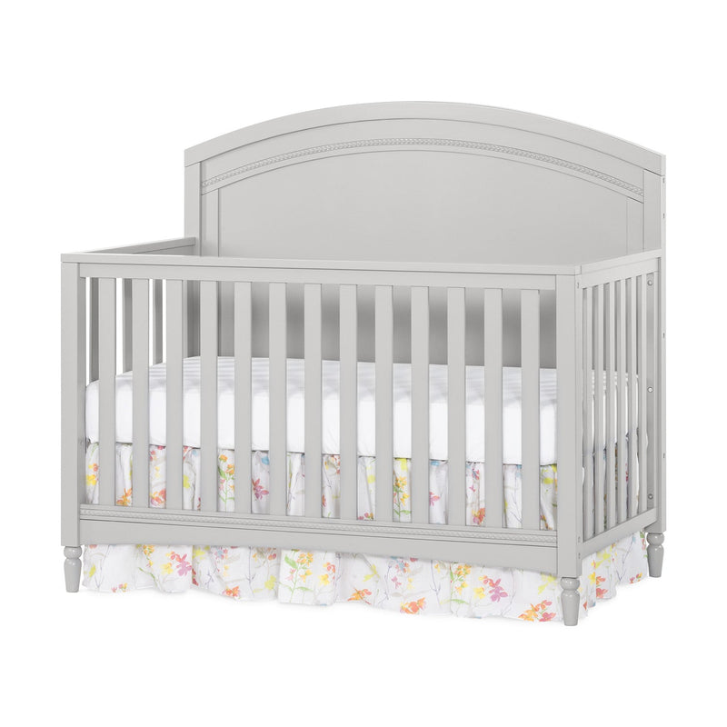 Child Craft Stella 4-in-1 Convertible Baby Crib in Gentle Gray