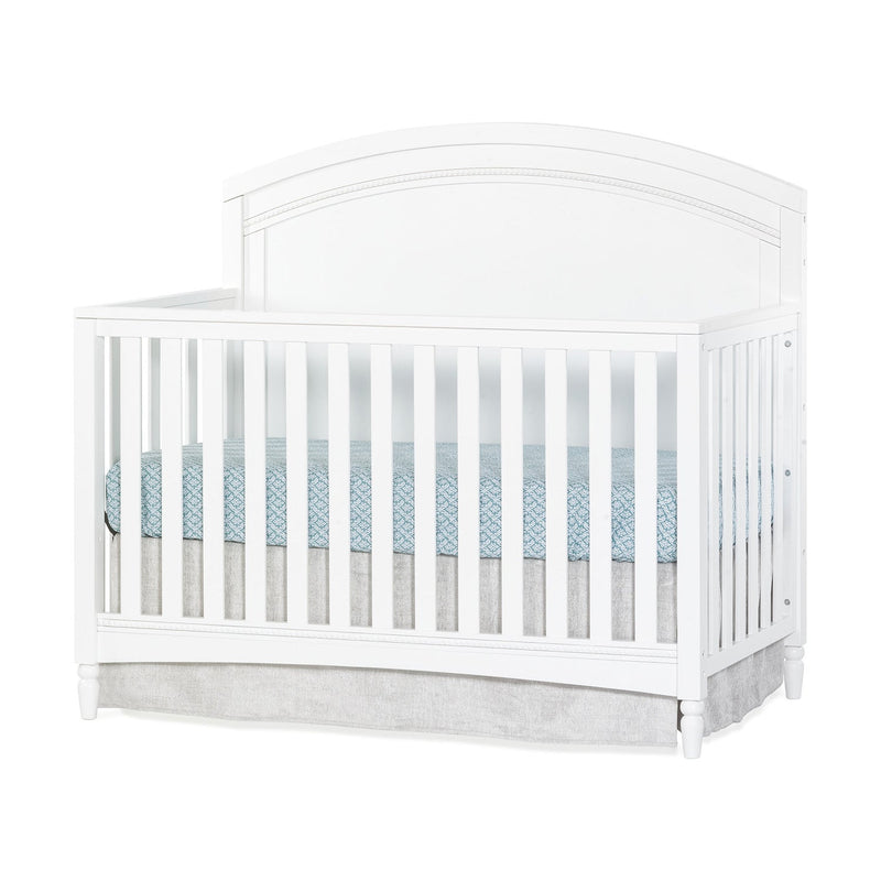 Child Craft Stella 4-in-1 Convertible Baby Crib in Matte White