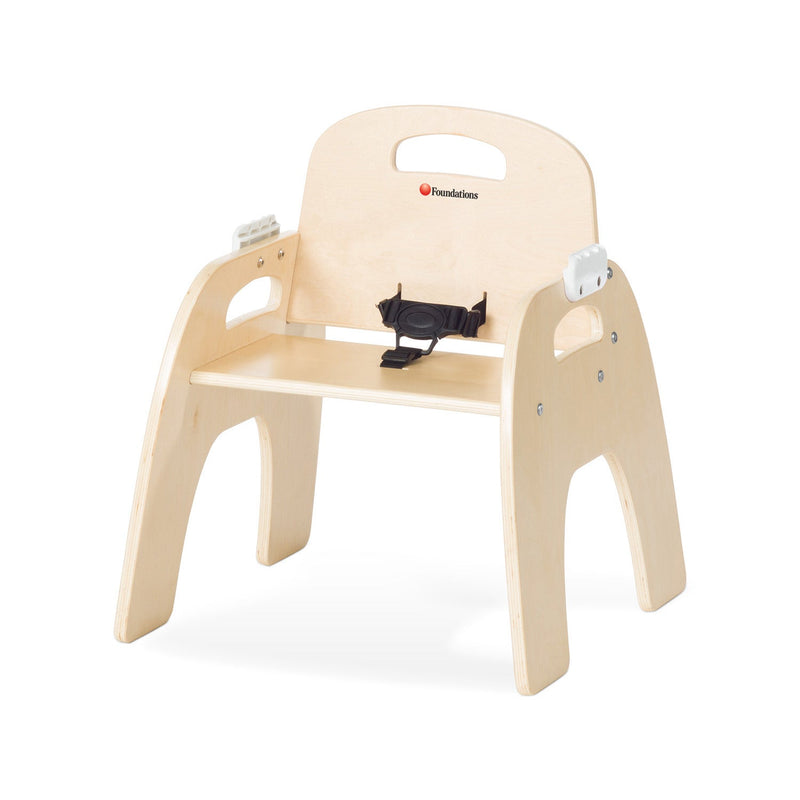 Foundations Easy Serve Ultra-Efficient Child Care Feeding Chair - 11" Seat Height