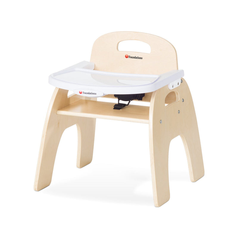 Foundations Easy Serve Ultra-Efficient Child Care Feeding Chair - 11" Seat Height