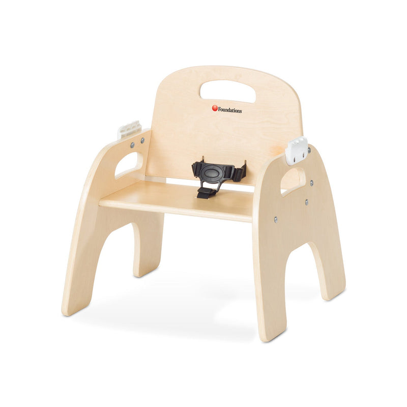 Foundations Easy Serve Ultra-Efficient Child Care Feeding Chair - 9" Seat Height