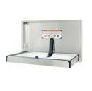 Foundations Full Stainless Horizontal Recessed Public Washroom Baby Changing Station