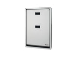 Foundations Full Stainless Vertical Recessed Public Washroom Baby Changing Station