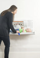 Foundations Horizontal Surface Mount Public Washroom Baby Changing Station (EZ Mount Backer Plate Included)