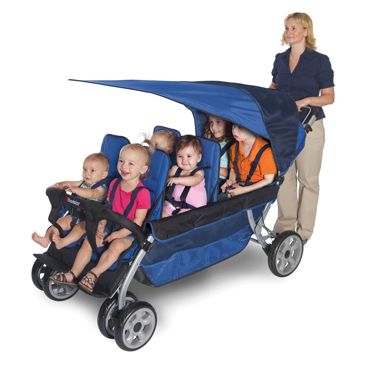 Foundations LX6 6 Passenger Large Family or Child Care Center Stroller