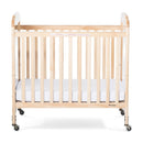 Foundations Next Gen Serenity Fixed-Side Compact Mirror Crib - Natural