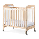 Foundations Next Gen Serenity Fixed-Side Compact Mirror Crib - Natural