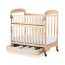 Foundations Next Gen Serenity SafeReach Compact Clearview Crib - Natural