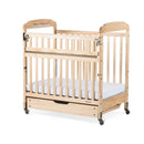 Foundations Next Gen Serenity SafeReach Compact Clearview Crib - Natural