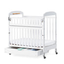 Foundations Next Gen Serenity SafeReach Compact Clearview Crib - White