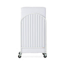 Foundations Pinnacle Full-Size Folding Steel Crib with Oversized Casters