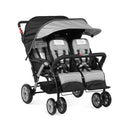 Foundations Quad Sport 4-Passenger Stroller - Gray