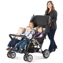 Foundations Quad Sport 4-Passenger Stroller - Gray