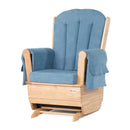 Foundations SafeRocker Standard Rocker Glider - Natural/Blue