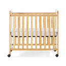 Foundations Safetycraft Fixed-Side Child Care Crib with Adjustable Mattress Board - Clearview-Natural
