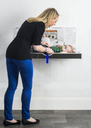 Foundations Stainless Frameless Clad Surface Mount Horizontal Public Washroom Baby Changing Station