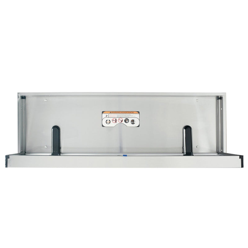 Foundations Stainless Steel Special Needs Public Washroom Adult Surface Mount Changing Station
