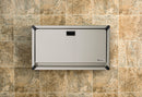 Foundations Surface Mounted Stainless Clad Horizontal Public Washroom Baby Changing Station