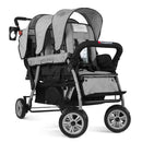 Foundations Trio Sport Triple Tandem Stroller - Gray