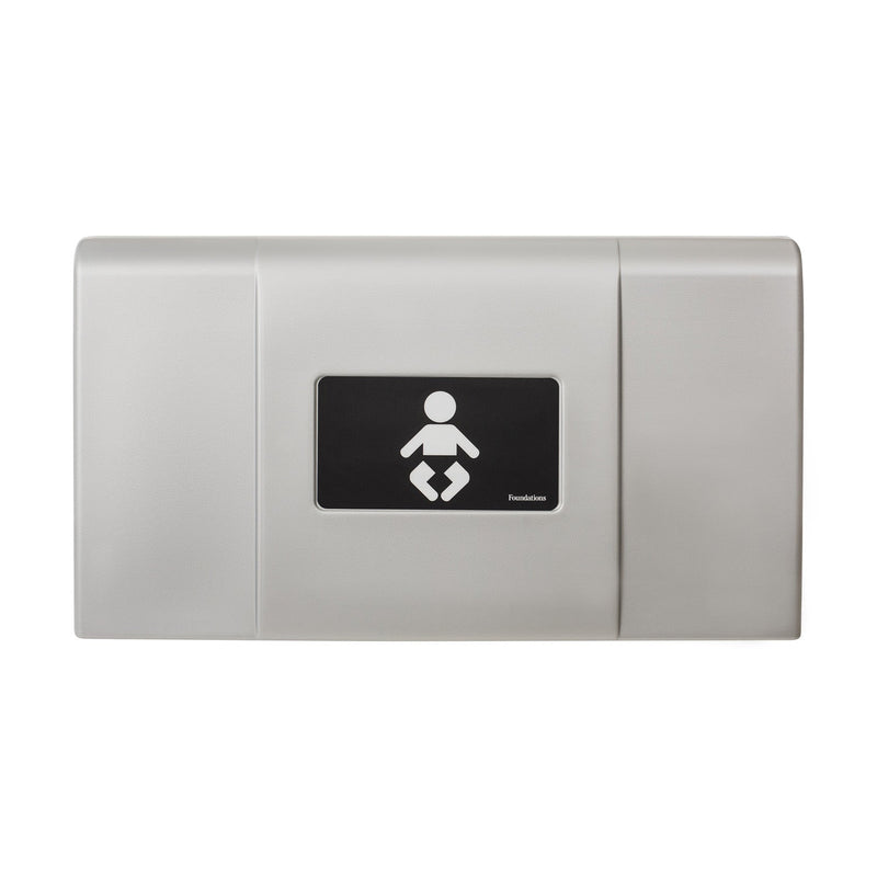 Foundations Ultra Horizontal Public Washroom Baby Changing Station (EZ Mount Backer Plate Included)