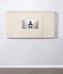 Foundations Ultra Horizontal Public Washroom Baby Changing Station (EZ Mount Backer Plate Included)