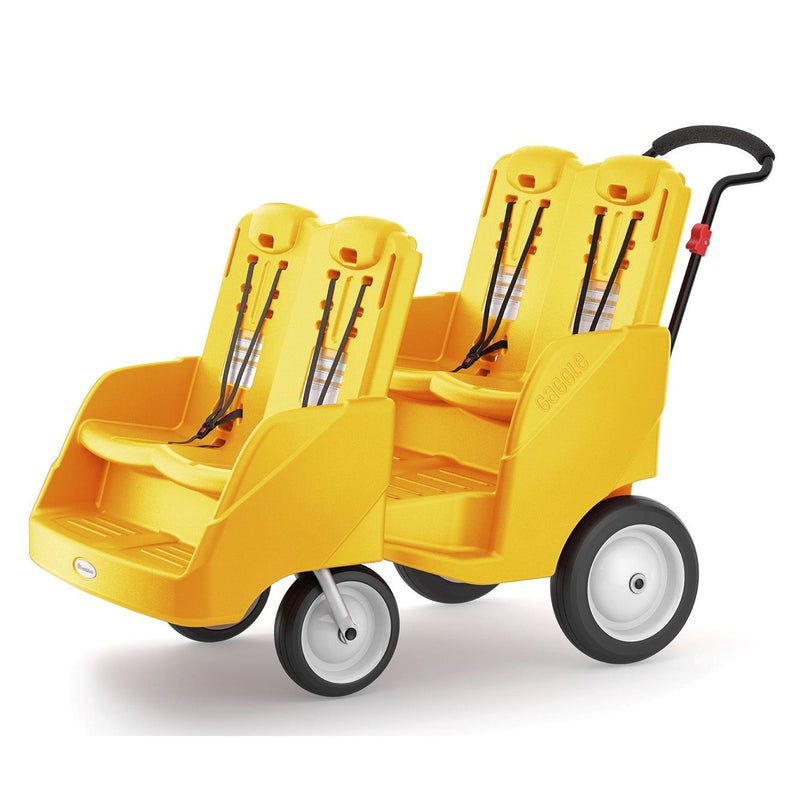 Gaggle Parade 4 Multi-Passenger Yellow Buggy by Foundations