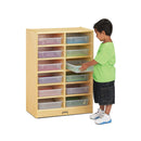 Jonti-Craft 12 Paper-Tray Mobile Storage - with Clear Paper-Trays