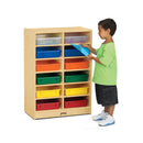 Jonti-Craft 12 Paper-Tray Mobile Storage - with Colored Paper-Trays