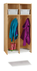 Jonti-Craft 2 Section Hanging Locker - without Tubs