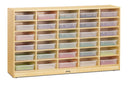 Jonti-Craft 30 Paper-Tray Mobile Storage - with Colored Paper-Trays