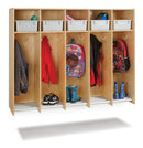 Jonti-Craft 5 Section Hanging Locker - without Tubs