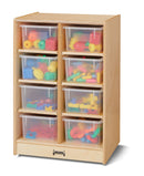 Jonti-Craft 8 Cubbie-Tray Mobile Unit - without Trays