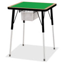 Jonti-Craft Adjustable Building Table – Traditional Brick Compatible – 24-31"H