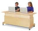 Jonti-Craft Apollo Double Computer Desk - White Top