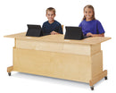Jonti-Craft Apollo Double Computer Desk - White Top
