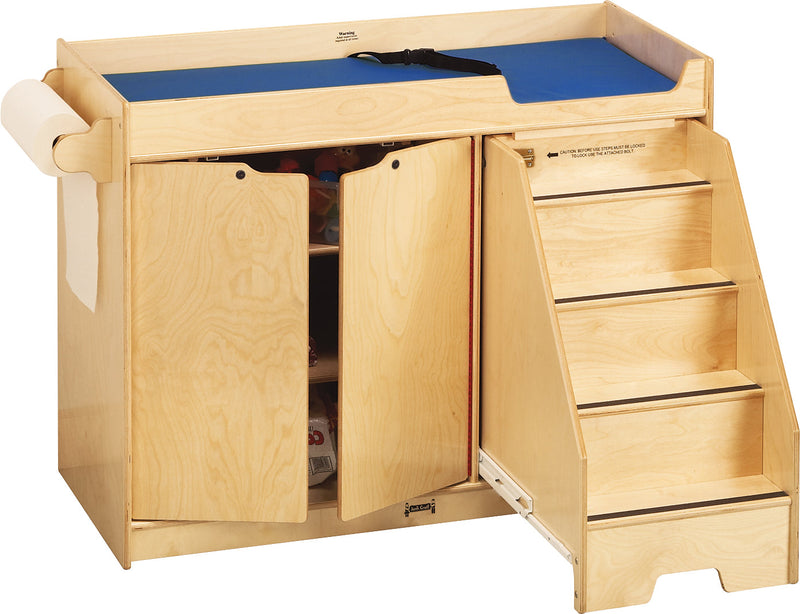 Jonti-Craft Changing Table - with Stairs - Right