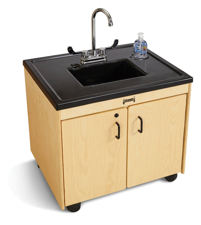 Jonti-Craft Clean Hands Helper Portable Sink - 26" Counter - Plastic Sink