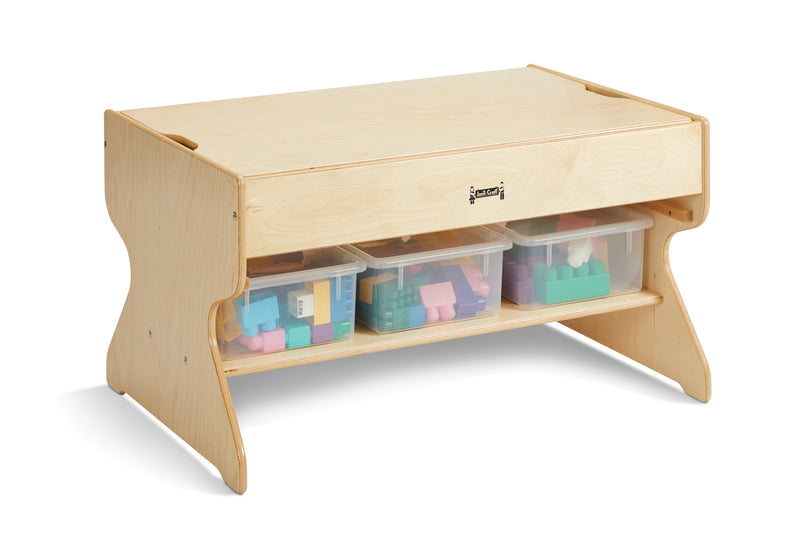 Jonti-Craft Deluxe Building Table - Preschool Brick Compatible