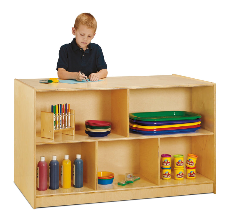 Jonti-Craft Double-Sided Island – Single + 20 Cubbie-Tray - without Trays