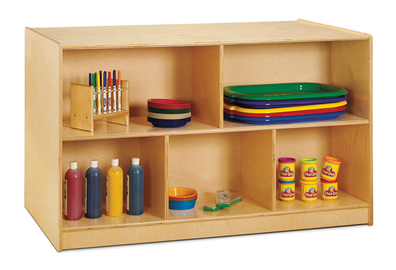 Jonti-Craft Double-Sided Island – Single + 20 Cubbie-Tray - without Trays