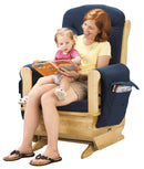 Jonti-Craft Glider Rocker - Blue Cushions