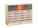 Jonti-Craft Homework Station - with Clear Paper-Trays