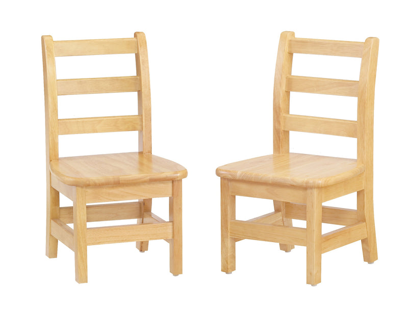 Jonti-Craft KYDZ Ladderback Chair Pair - 10" Height