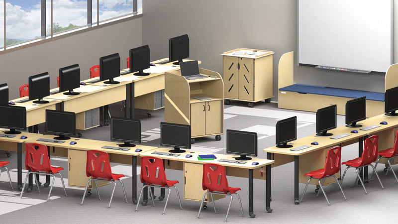 Jonti-Craft Laptop and Tablet Storage Cart