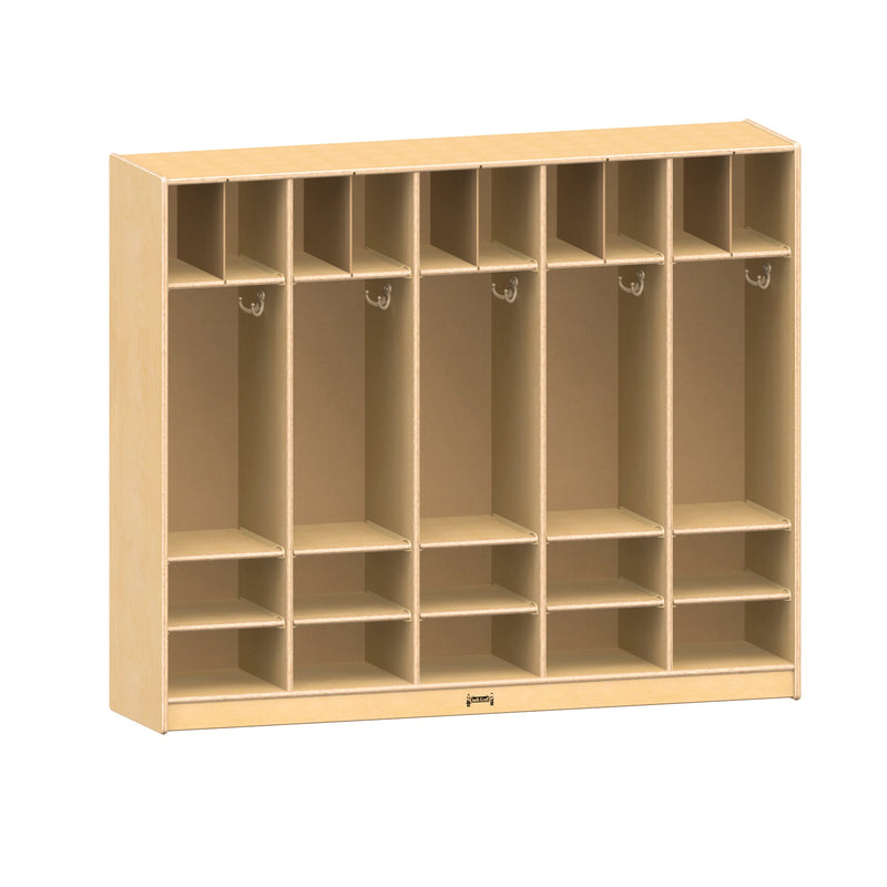 Jonti-Craft Large Locker Organizer – with 10 Colored Tubs