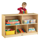 Jonti-Craft Low Single Mobile Storage Unit