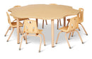 Jonti-Craft Purpose+ Six leaf Table
