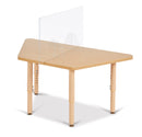 Jonti-Craft Purpose+ Trapezoid Table - 24" x 48"