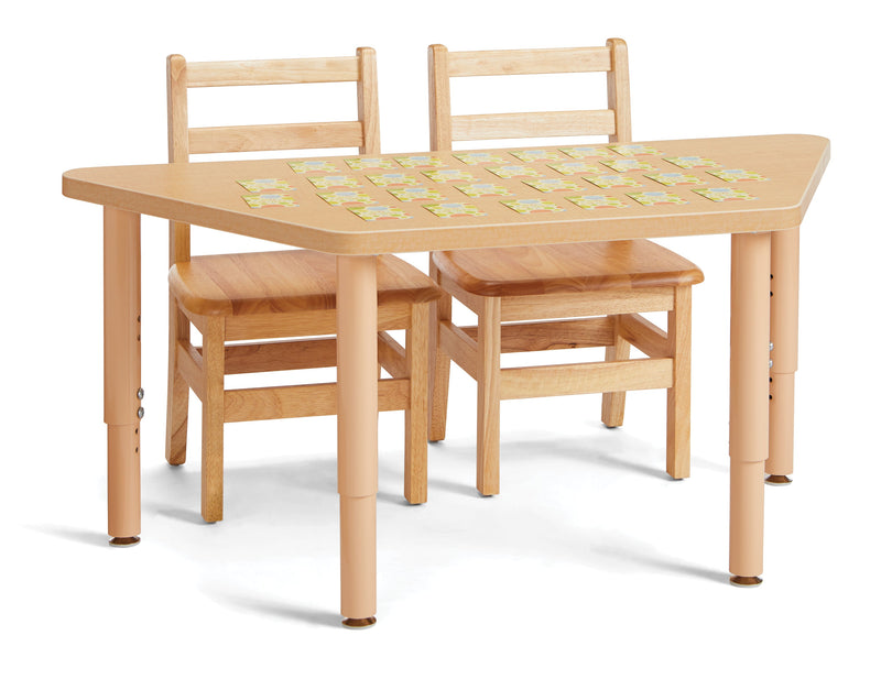 Jonti-Craft Purpose+ Trapezoid Table - 30" x 60"