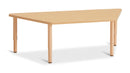 Jonti-Craft Purpose+ Trapezoid Table - 30" x 60"